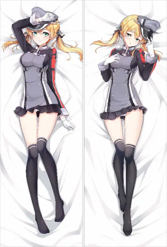 Kantai collection аниме персонажи сексуальная девушка Prinz Eugen & Bismarck наволочка для подушки