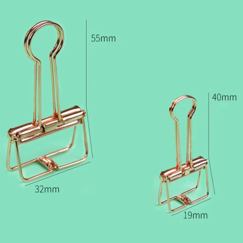 Компетентные 2 Размеры Розовое Золото Конструкция выреза в кожаном переплете