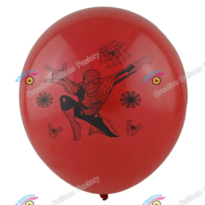 12 шт./партия шары с изображениями Человека-паука Globos Мстители латексные воздушные шары День рождения украшения поставки Детские Классические игрушки