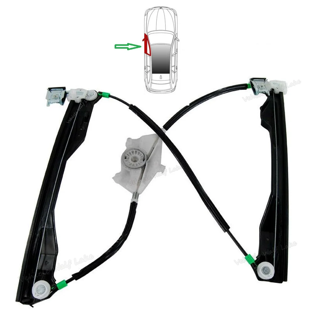 Передняя левая сторона для Skoda Fabia MK1 2000 2001 2002 2003 2004 2005 2006 2007 2008 автомобиль-Стиль регулятор электростеклоподъемника