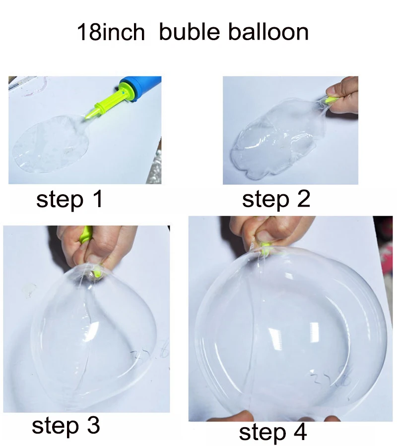 1 шт. 18 Дюймов прозрачный воздушный шар Balao De Latex надувной Bobo PVCSummer домашний декор