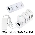 Зарядное устройство 3 в 1 для DJI Phantom 4 Pro V2.0 Advanced Drone, параллельная зарядная станция, зарядная плата с дисплеем, детали монитора