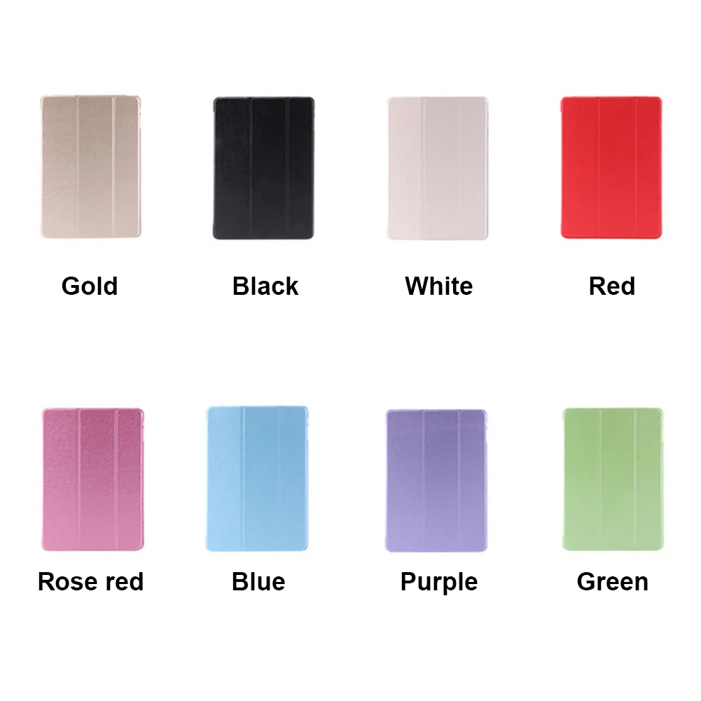 Чехол Smart Cover для ipad Роскошный кожаный чехол Wake Up Apple 6/Air 2 (розово красный)|Чехлы