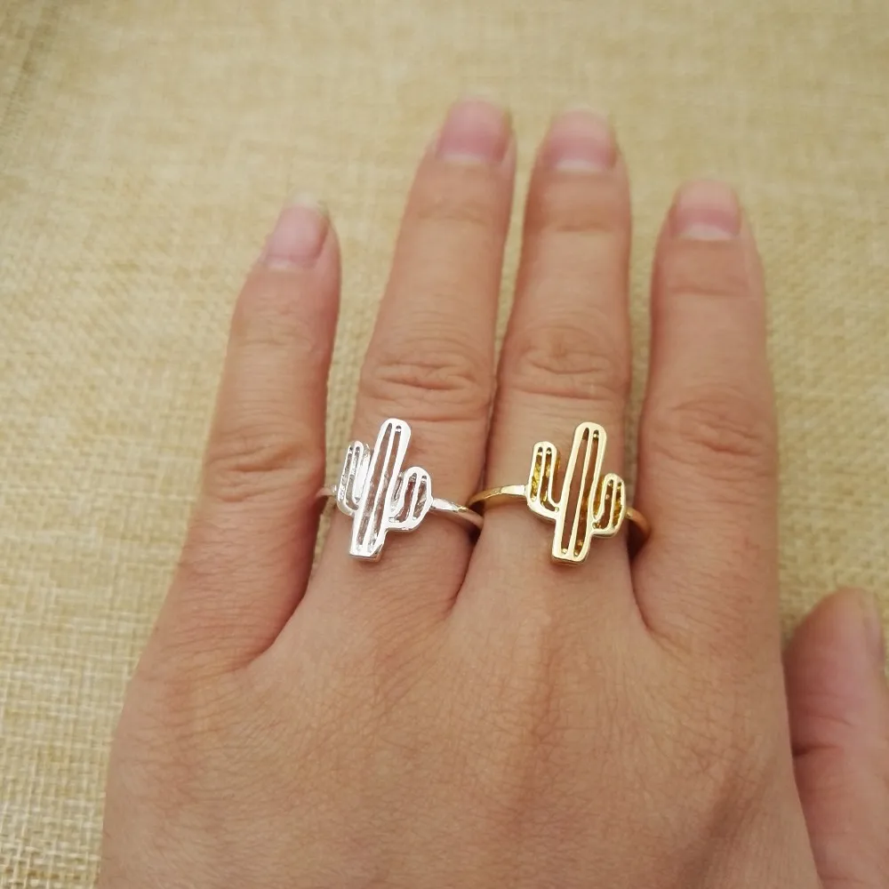 Мода 20 штук Новое поступление Регулируемые кольца кактус кольцо для женщин