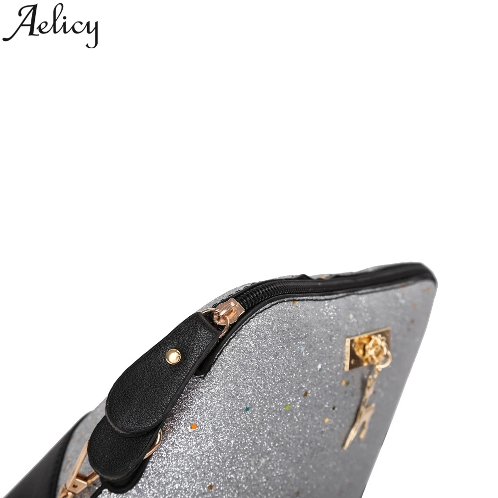 Aelicy, женский модный кошелек на молнии с блестками, маленький кожаный кошелек с оленем, сумка для мобильного телефона, сумка на плечо, женская сумка-тоут, сумки-мессенджеры