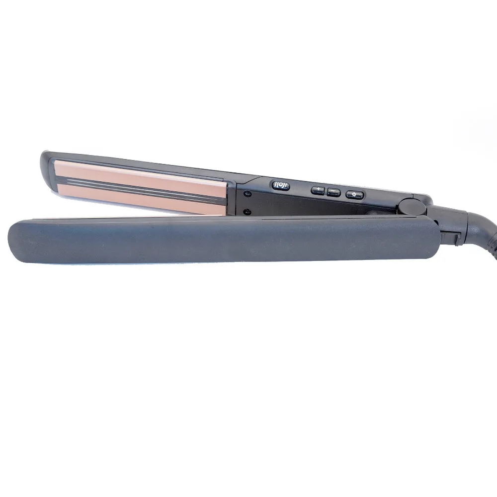 Профессиональный Утюг бигуди Выпрямитель волос светодио дный Турмалин