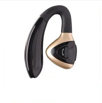 Бизнес Bluetooth гарнитура Auriculares Bluetooth 4,1 HD стерео наушники длительная батарея беспроводной Двойной аккумулятор для телефонов - Цвет: Black and Gold