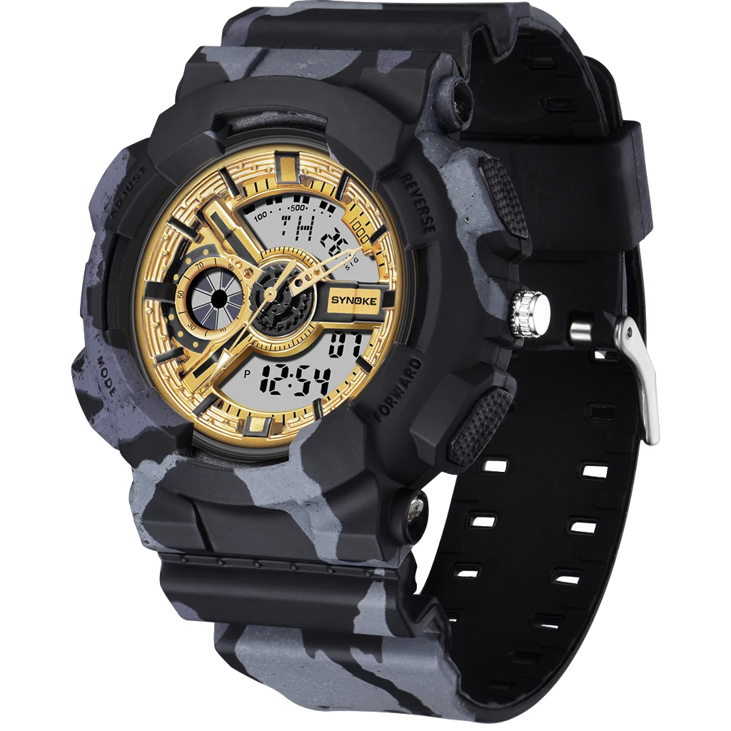 PANARS G Watch Shock Sports Watch Men Waterproof Military Camouflage Strap Electronic reloj deportivo hombre