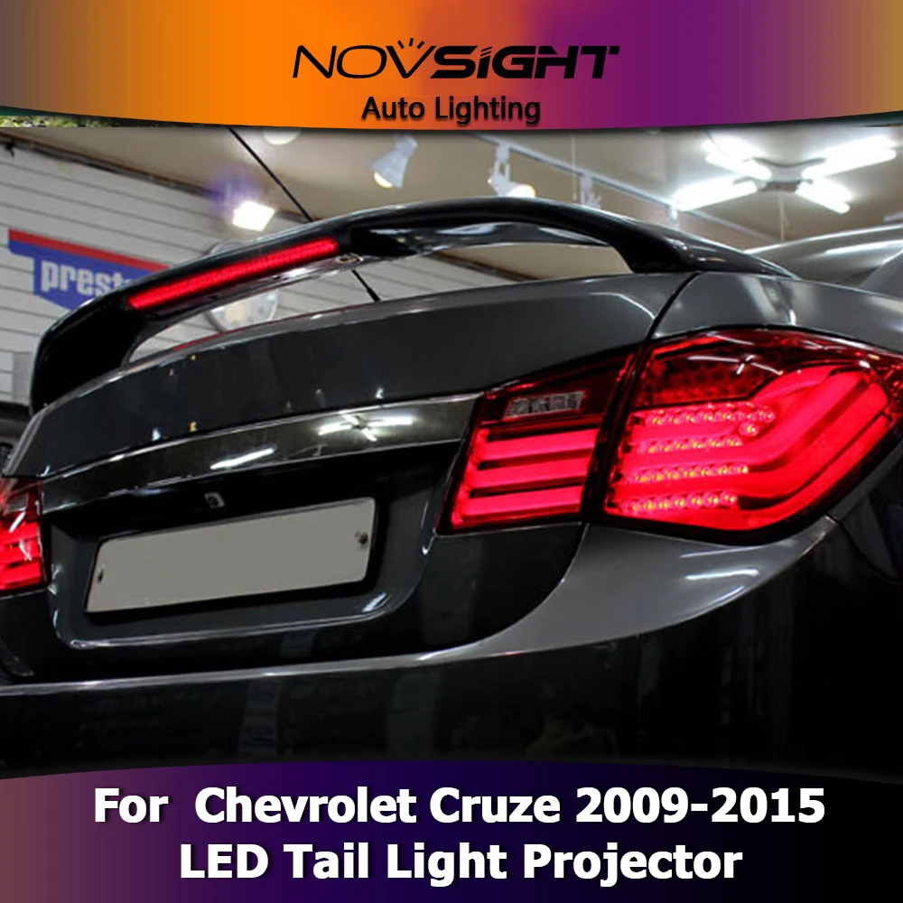 NOVSIGHT 2 шт. Автомобильная фара Лампа проектор тормозной сигнал лампа DRL Подходит для Chevrolet Cruze 2009- авто освещение