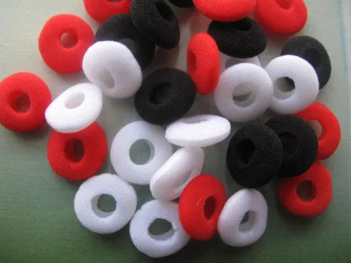 Акция 3 цвета наушники вкладыши запасная мягкая губка пена для наушников 15 мм 30