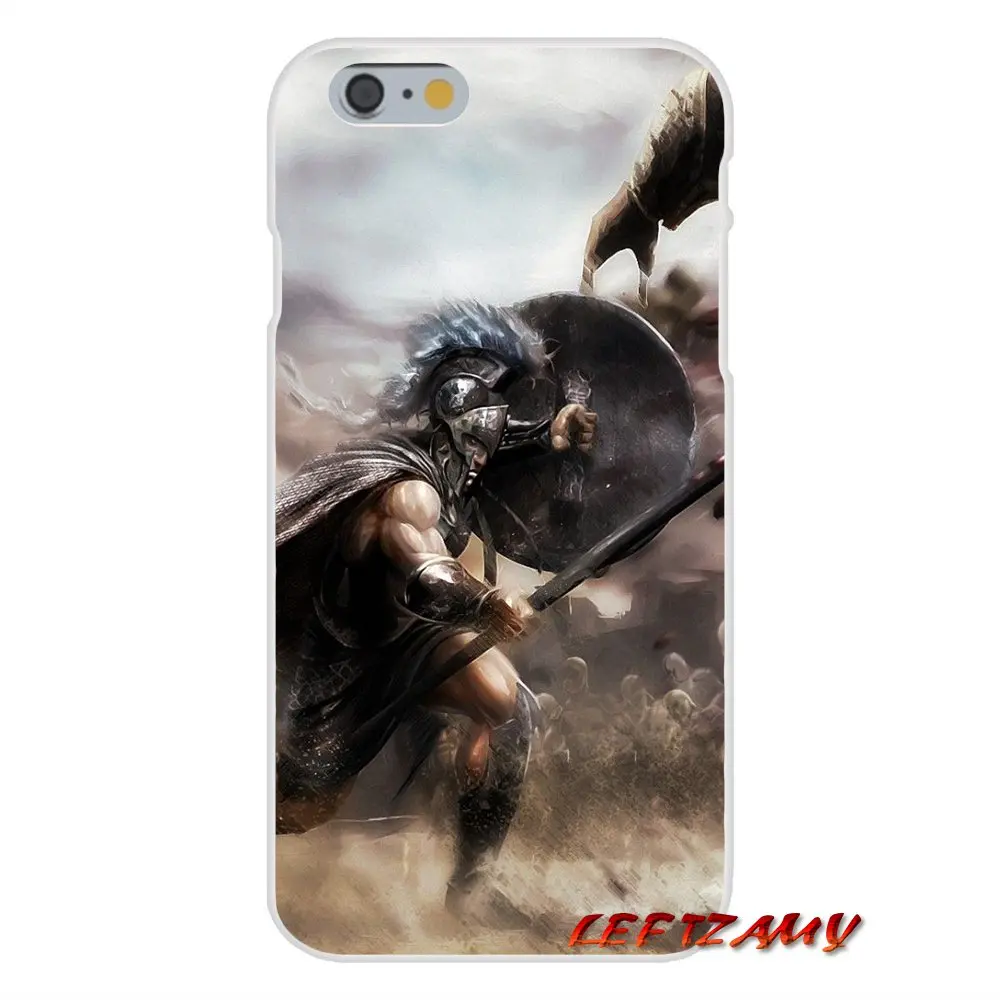 images 7 Для iPhone X XR XS MAX 4 4S 5 5S 5C SE 6 6 S 7 8 Plus ipod touch 5 6 Spartan 300 Warrior Movie аксессуары чехлы для телефонов - Color: images 7