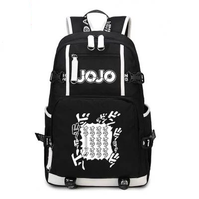 Рюкзак для косплея Джоджо из аниме странные приключения Kira Yoshikage Kujo Jotaro Холщовая