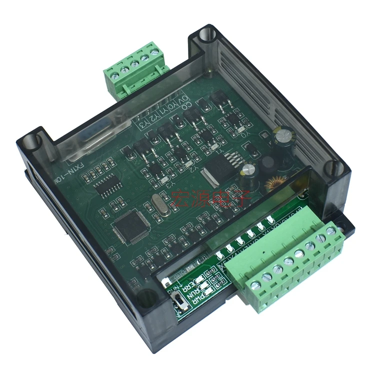 PLC промышленная плата управления с корпусом FX1N-10MR FX1N-10MT программируемый модуль контроллера