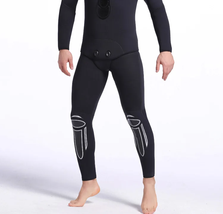 Sbart подводная рыбалка черный 2 шт. гидрокостюм 5 мм freediving supratex отдельный пиджак фермер Джон с капюшоном мокрого костюма