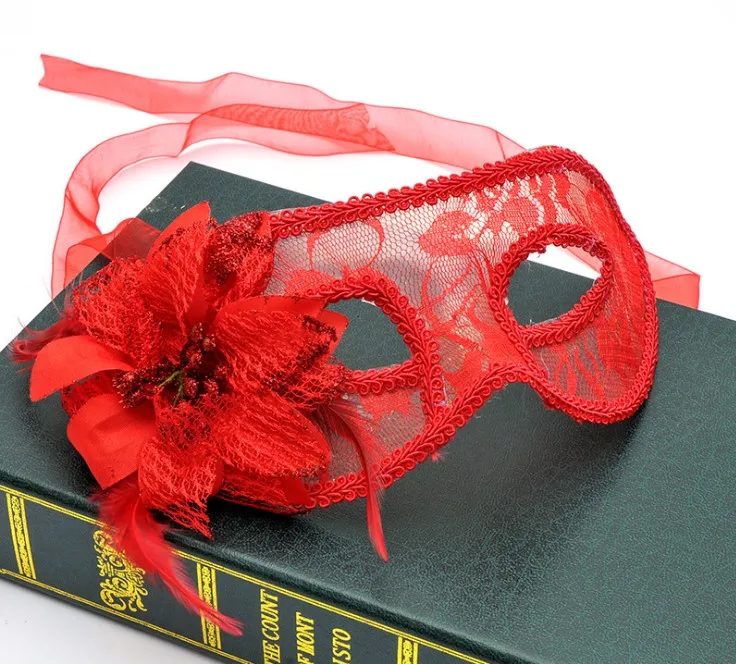 Новинка 2014 прозрачная маска принцессы на Хэллоуин Рождество с кружевами боковая