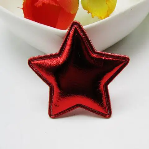 80 шт./лот с многослойной подкладкой из искусственной кожи со звездочкой на клипсе