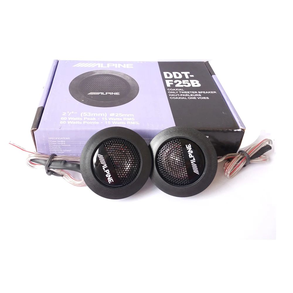 1 пара Alpine DDT F25B только твитер Колонки Универсальный Автомобильный Динамики