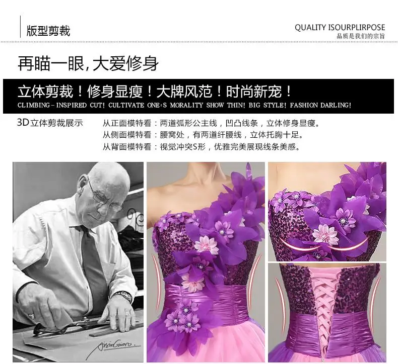 Vestidos Baratos Quinceanera, новинка, платье принцессы, бальное платье на одно плечо с цветочным рисунком, на заказ, плюс размер, платье для выпускного вечера