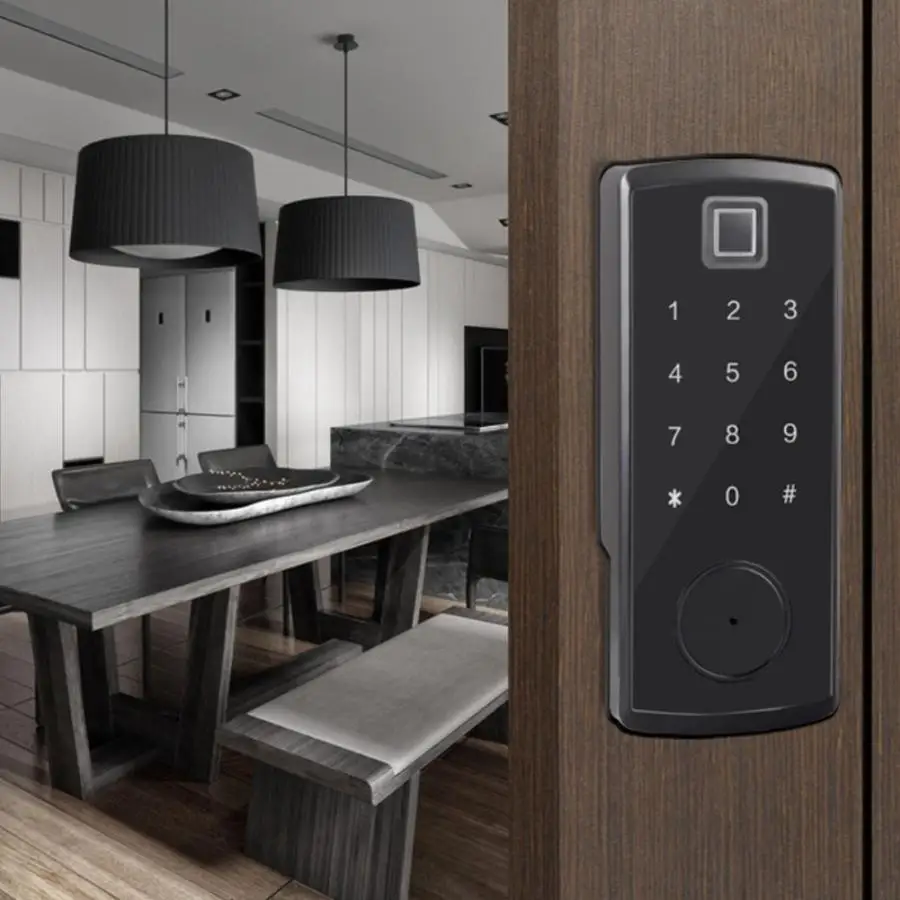 Bluetooth сканер отпечатков пальцев пароль дверной замок кард ридер электронная