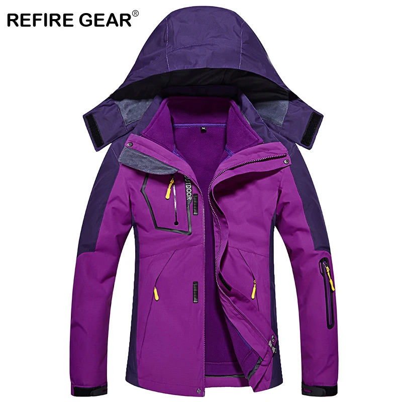 ReFire Gear Осенняя уличная охотничья одежда куртки женская теплая ветровка верхняя