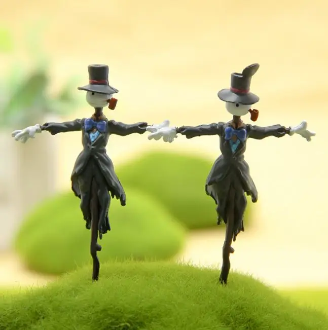 1 шт. мини-игрушка с подвижным замком Howl's, чучело комиксов, фигурка персонажа, DIY модель, Хаяо Миядзаки, аниме, фигурка, садовый орнамент