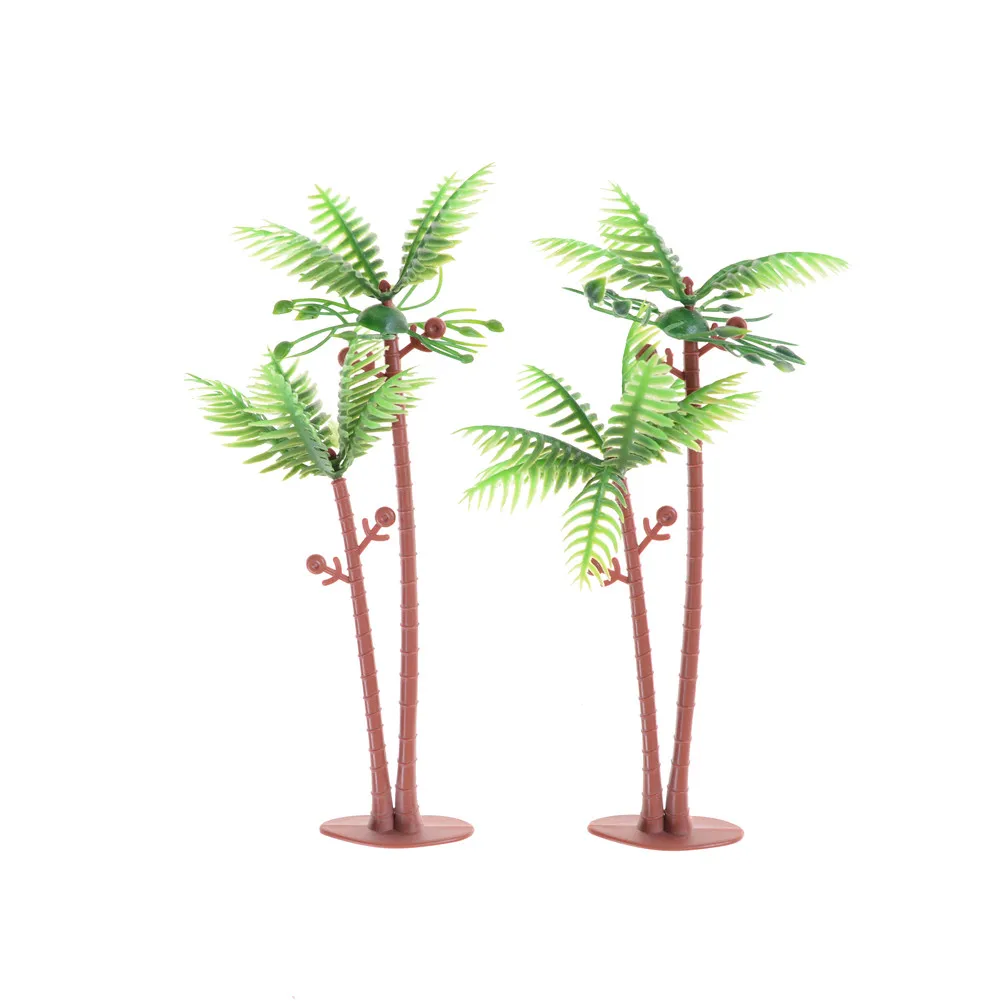 

Hot Sale 2pcs Coconut Tree Model Railway Park Layout Scenery Dollhouse Decor
