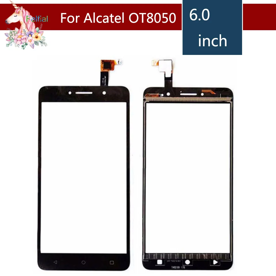 

10pcs/lot For Alcatel One Touch Pixi 4 OT-8050D OT8050 8050D 8050 Touch Screen Digitizer Sensor Outer Glass Lens Panel