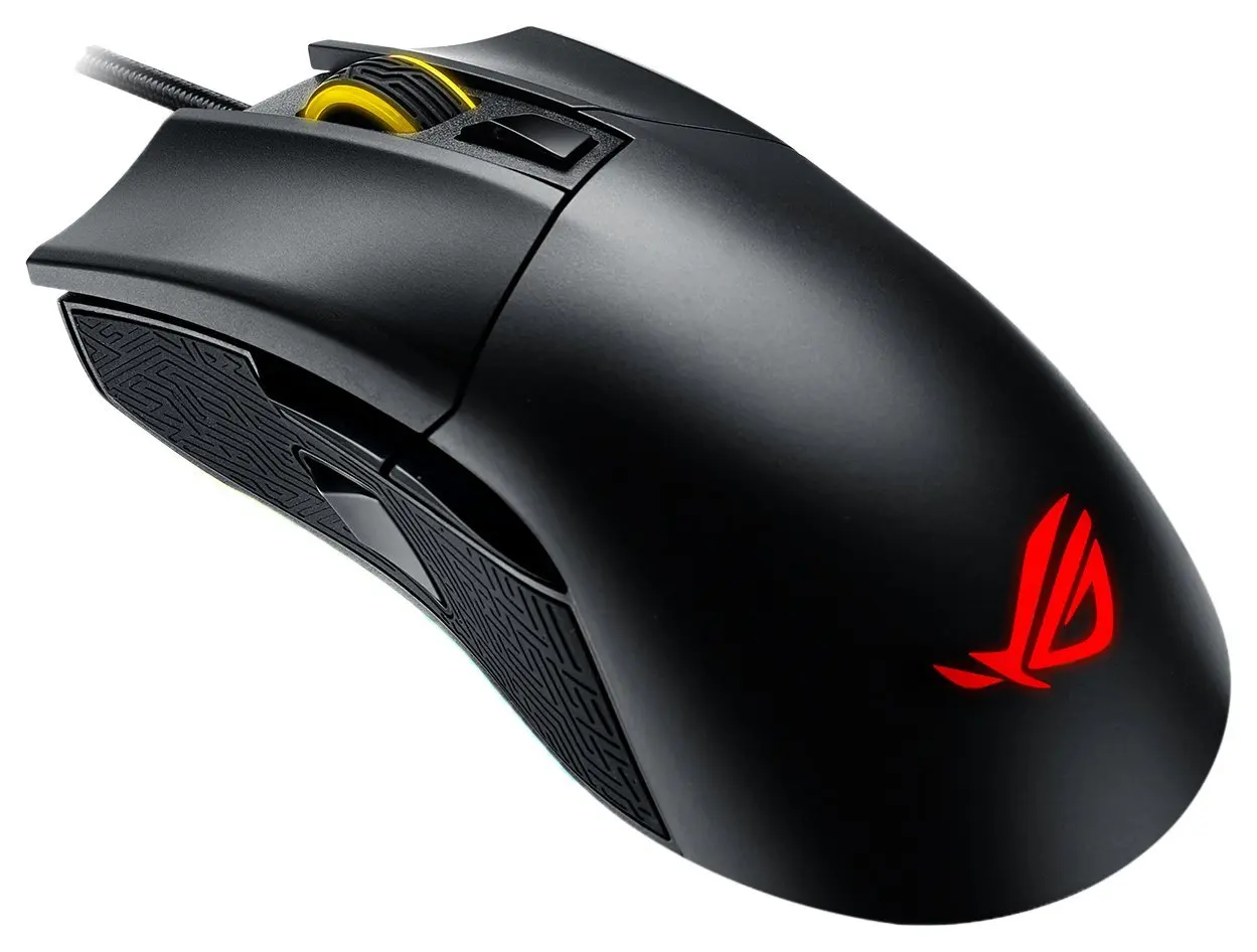 ASUS ROG Gladius II Aura Sync USB Проводная оптическая эргономичная игровая мышь с кнопкой dpi(12000 dpi)-ROG GLADIUS II