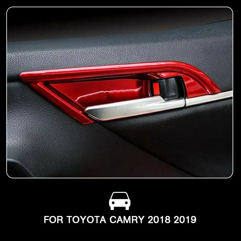 Pcmos ABS Авто стиль интерьер дверная ручка чаша крышка отделка Подходит для Toyota Camry