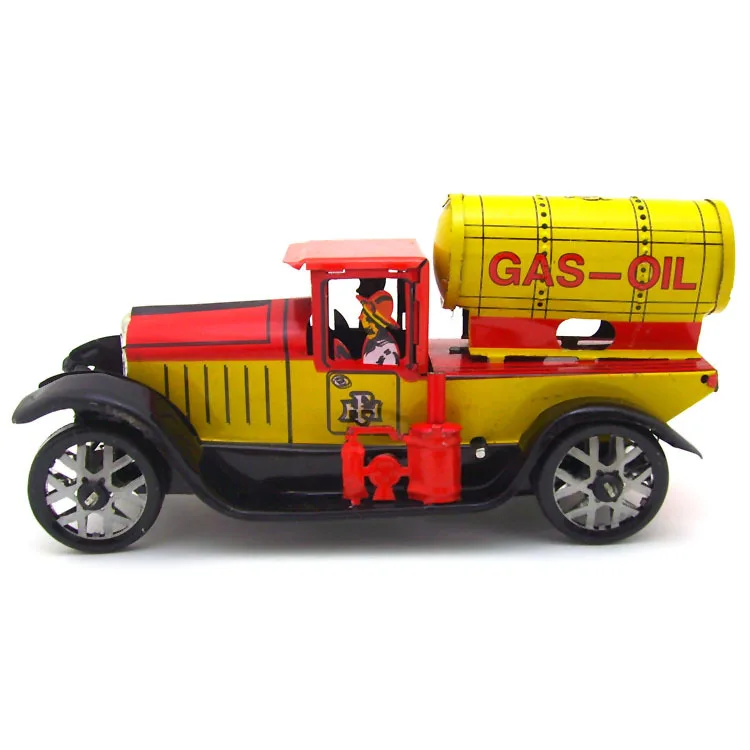 Детские античные оловянные игрушки в стиле ретро металлические транспортные