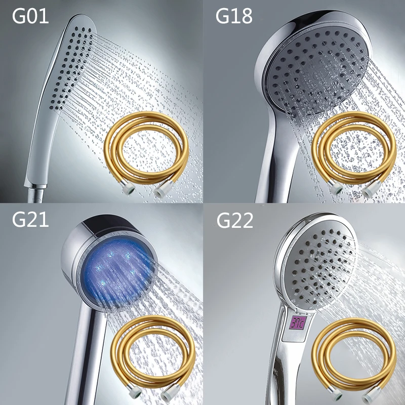 Gappo хромированная насадка для душа G01 + G47 6|shower head|hand shower headshower |