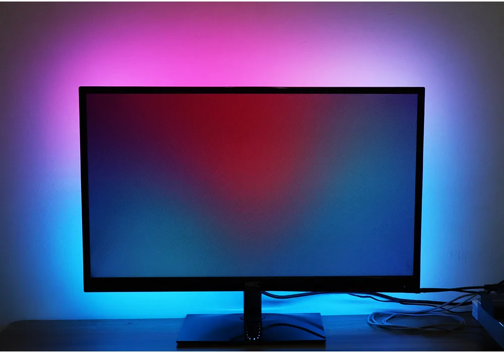 Ambilight-Kit 5 в WS2812B USB светодиодный Srtip 5050 RGB 1 м 2 м 3 м 4 м 5 м цвет мечты для HDTV Настольный ПК экран фоновое освещение