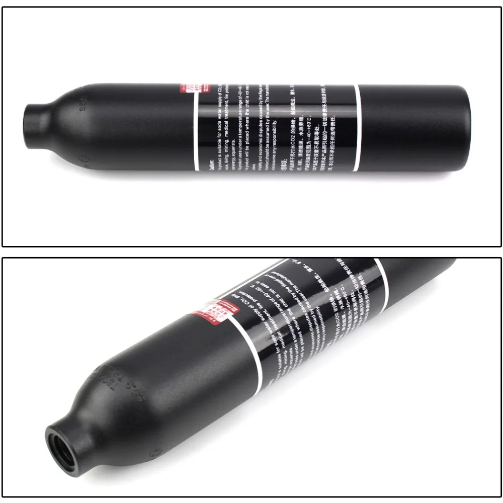 PCP Пейнтбол Airforce M18x1.5 300bar 4500psi сосуд высокого давления с крышкой 0.22L 0.3L 0.35L 0.45L 0.47L