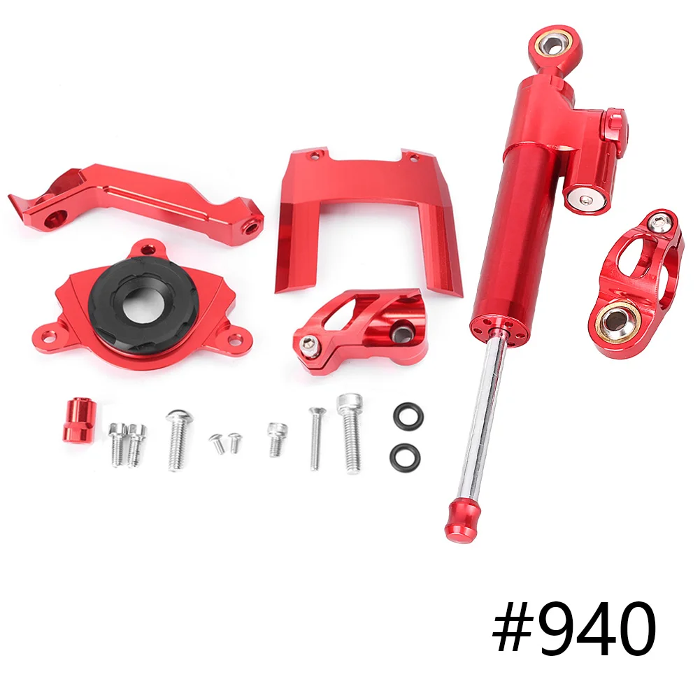 

For Kawassaki Z1000 CNC Steering Damper Stabilizer w/ Bracket Set Saftety Control 2015-2017 Anodized Aluminum Motorcycle Parts