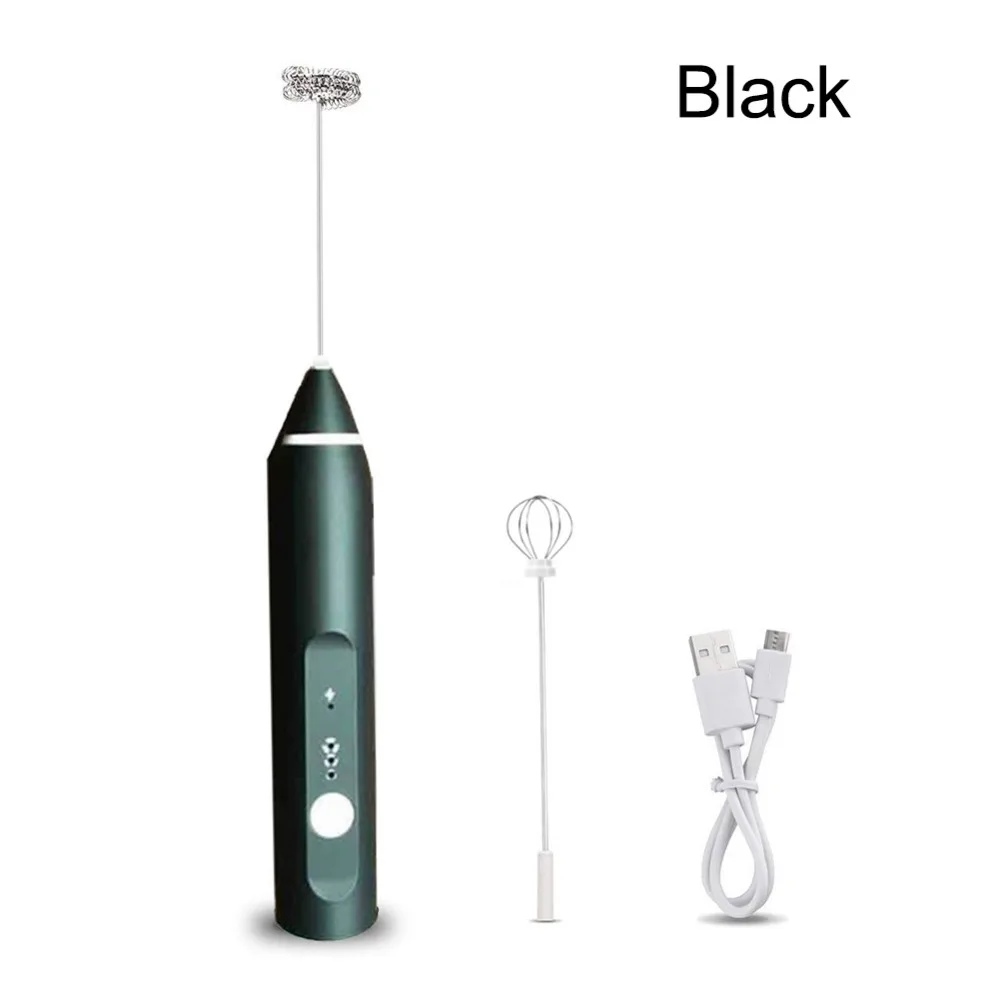 Electric Egg Beater Portable Milk Coffee Tea Stir Bar Baking Cream Frother Automatic Milk Frother Kitchen Tools Rechargeable