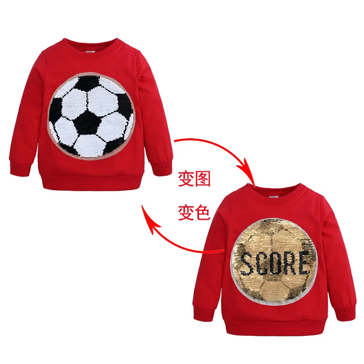Long sleeve red01 Детская футболка одежда для маленьких мальчиков детская осенне-зимняя рубашка-свитер детский свитер весенняя одежда с капюшоном - Цвет: Long sleeve red01