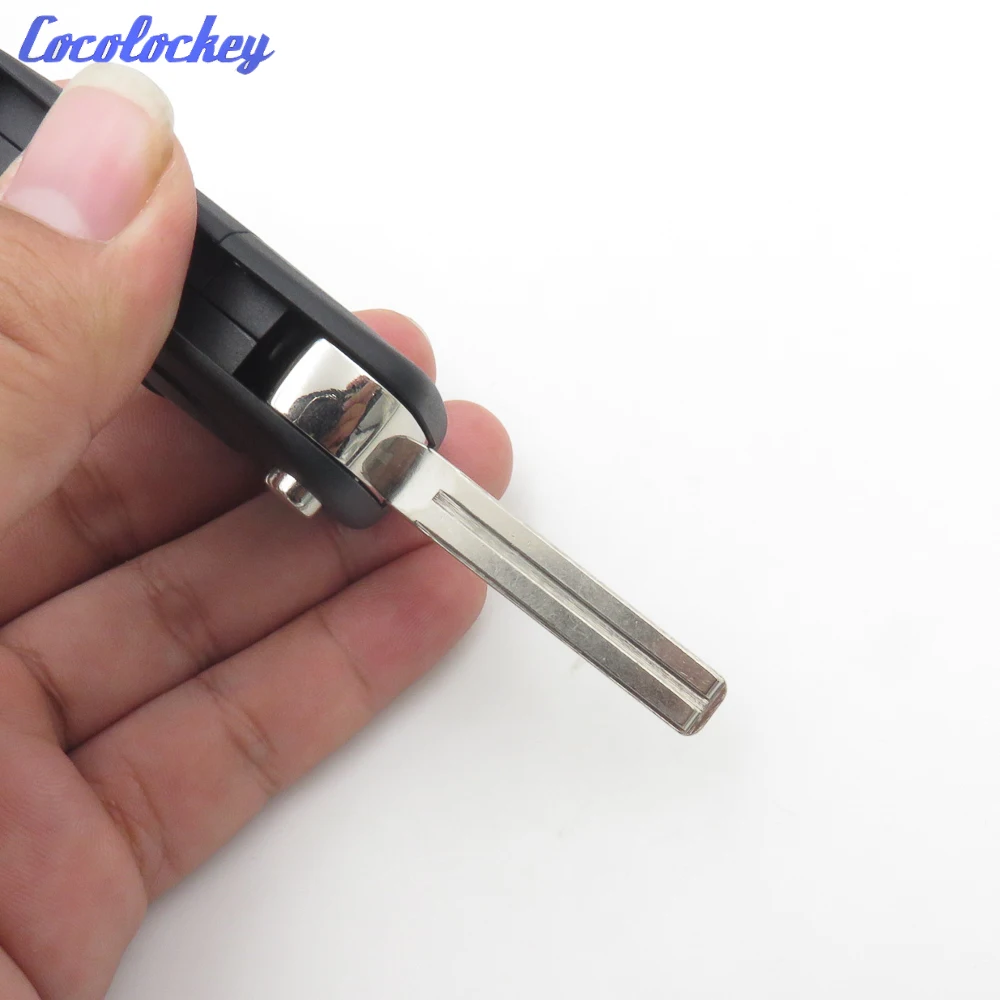Cocolockey складной дистанционный ключ для hyundai I30 IX35 Kia K2 K5 3 кнопки записи Fob Авто Запчасти для авто без логотипа