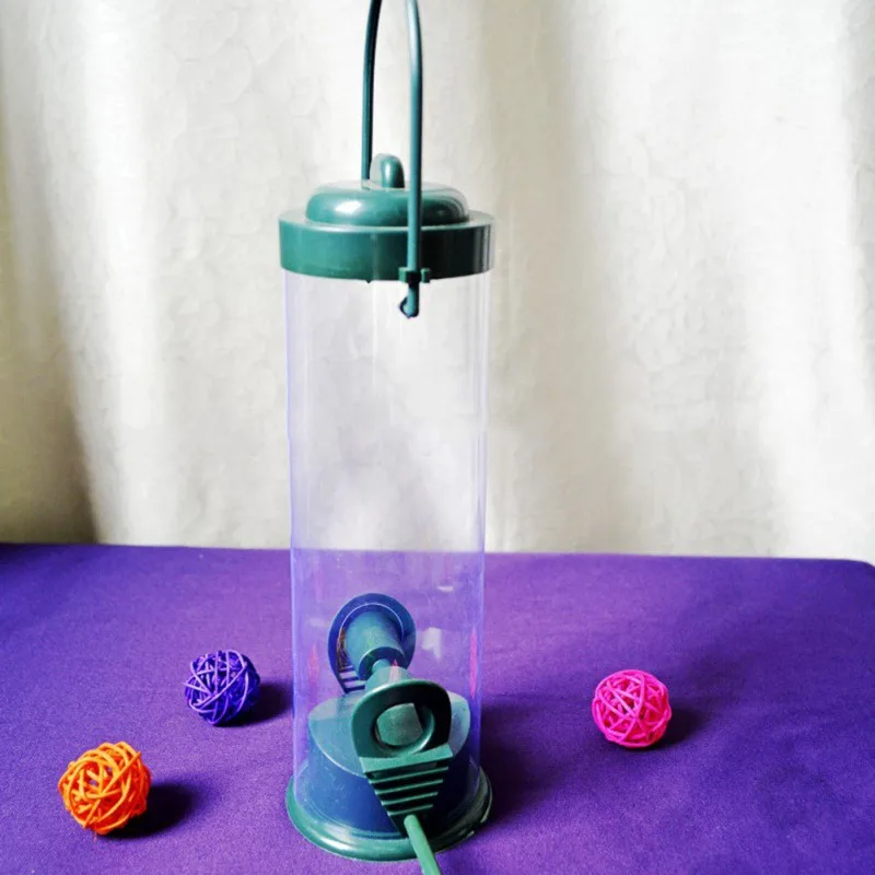 SHGO-Plastic Comfort Bird Pet Feeder Waterer Garden Hanging Suction Cup Automatically Farming Equipment Outdoor | Дом и сад