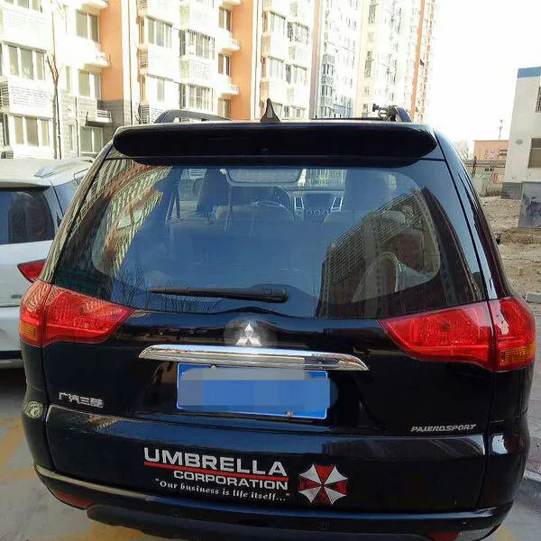 ABS Пластик Неокрашенный задний багажник крыла Спойлер для Mitsubishi Pajero Montero Sport 2009 2010