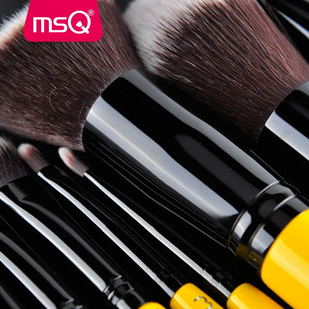 MSQ 10 шт. Pro набор кистей для макияжа Базовая кисть смешивания теней век мягкая