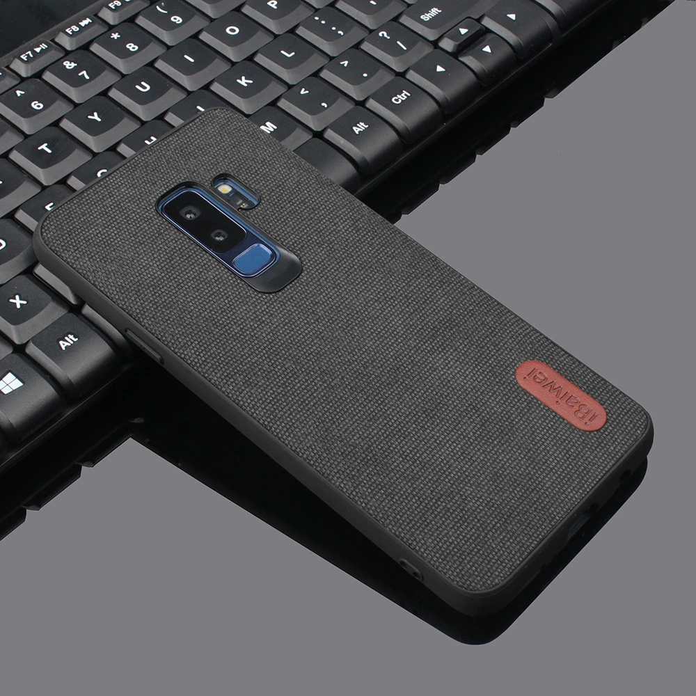 S9 plus case for Samsung s9 cover shockproof fabric back samsung galaxy capa s9+case business |