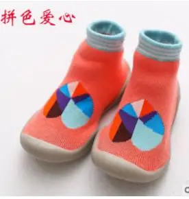 Новинка года; модные носки для малышей; мягкие носки для малышей; спортивная обувь для детей; обувь подошва для девочек; bebe - Цвет: 5