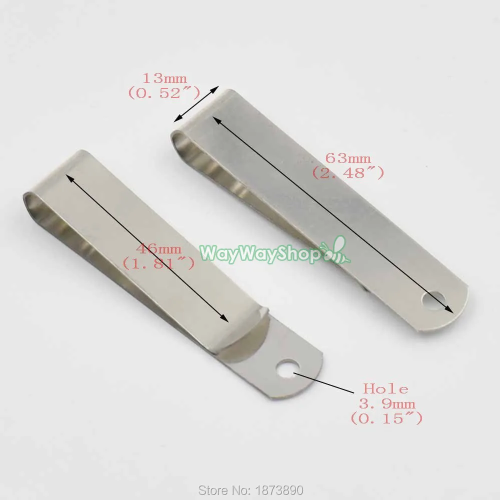 25 шт. маленьких зажимов для ремней 52мм x 11мм и 63мм x 13мм из кожи для изготовления пружинного крепления крючковых пряжек 2 x 0,43.