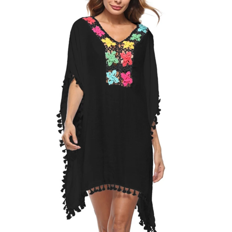 2018 женские летние топы открытые кружевные цветочные рукава летучая мышь без