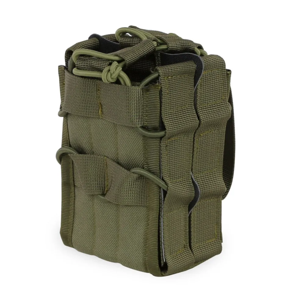 Molle система подсумок 1000D нейлон двойной слой сумки для хранения страйкбол тактический АК AR M4 AR15 винтовка пистолет Mag мешок