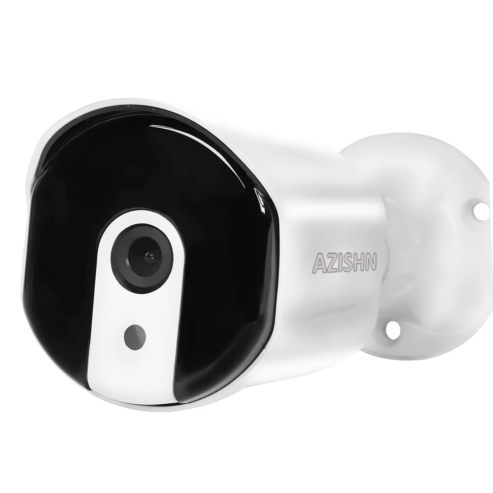 AZISHN ONVIF Проводная аудио IP-камера 720P/960P/1080P H.264 сеть P2P 6pcs Массив светодиодный Аудио