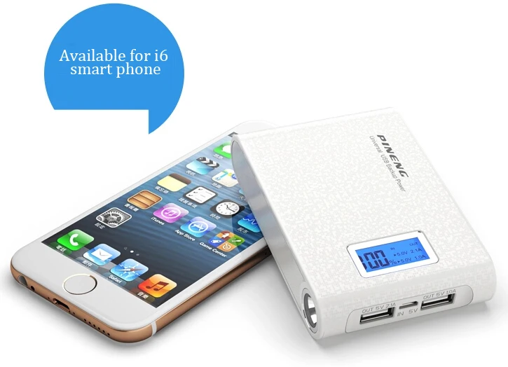 Оригинал Pineng PN-913 Power Bank 10000 мАч Портативный Резервный Внешнее Зарядное Устройство