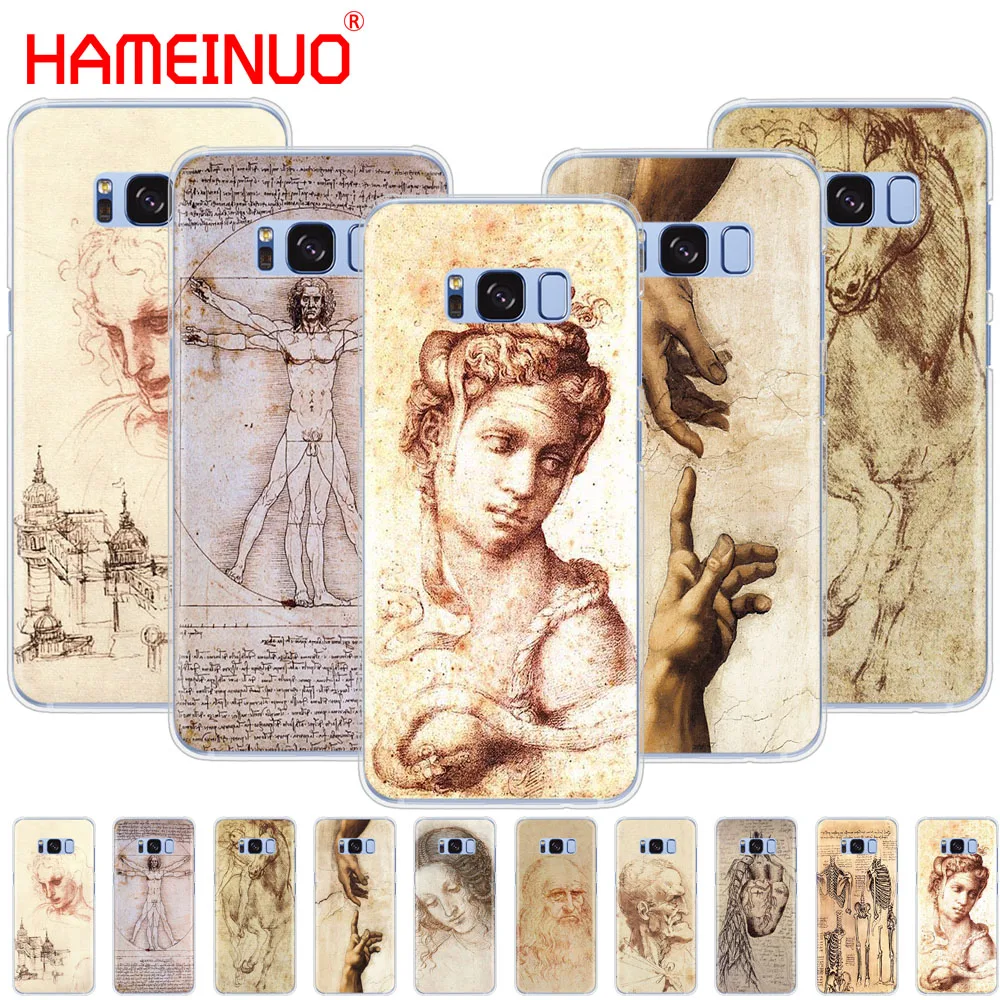 HAMEINUO Italy leonardo da vinci art cell phone case cover for Samsung Galaxy S9 S7 edge PLUS S8 S6 S5 S4 S3 MINI | Мобильные