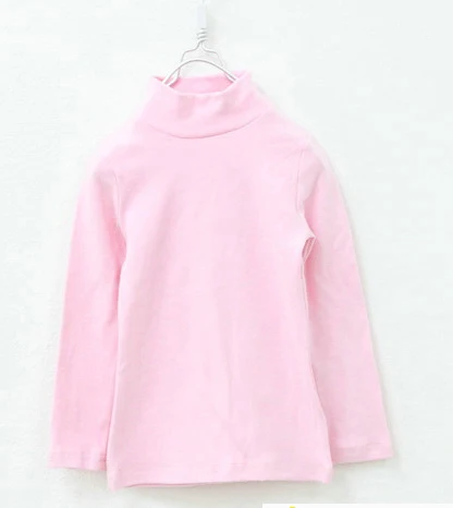 Лидер продаж из 100% хлопка детская футболка водолазка с длинными рукавами