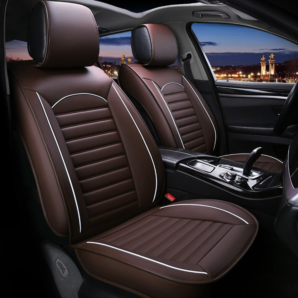 Кожаный универсальный чехол для автомобильных сидений для Land Rover freelander Rover Range Evoque Sport Discovery все модели авто аксессуары